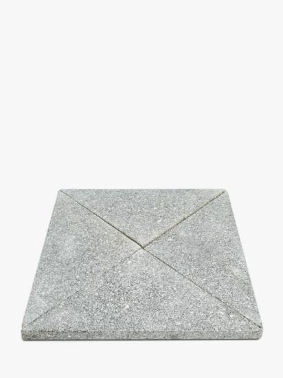 Granite Slabs Parasol Base Weight, 60kg, Pack of 4, Grey
