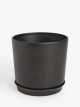 Contemporary Glazed Stoneware Planter, 24.5cm